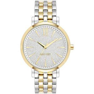 Women's Bracelet Watch Silver Gold Round